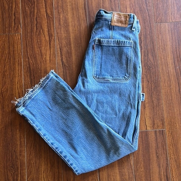 Levi's Ribcage Straight Jeans Wide Leg - Picture 4 of 11